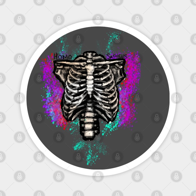 Ribcage Magnet by MissSlayed